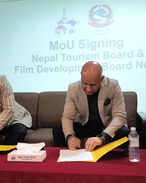 चलचित्र पर्यटन प्रवर्धनका लागि पर्यटन र चलचित्र विकास बोर्डबीच समझदारी