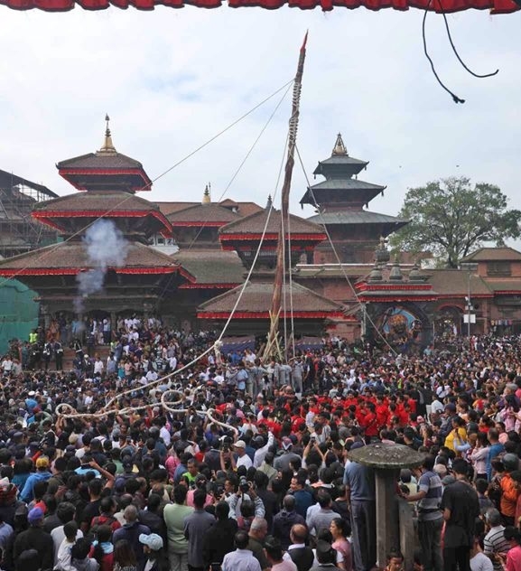 आज इन्द्रजात्रा पर्व मनाइँदै