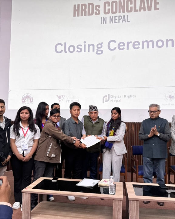 युवा मानव अधिकार रक्षक सम्मेलन सम्पन्न, १८ बुँदे घोषणापत्र जारी