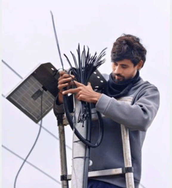 राधानदीमा जलस्तर मापन गर्ने ‘रडार लेभल सेन्सर’ जडान