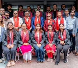 चेस ओलम्पियाड टोलीको बिदाइ