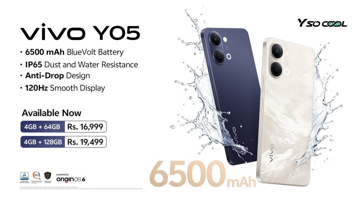 भिभो वाई–०५ सार्वजनिक, ६५ सय एमएएच ब्याट्री क्षमता