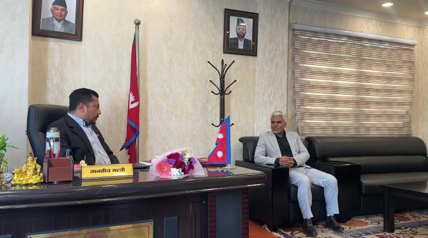 तराई मधेशको सिँचाइ र ऊर्जा संकट समाधान गर्न मन्त्री श्रेष्ठलाई अन्सारीको ध्यानाकर्षण