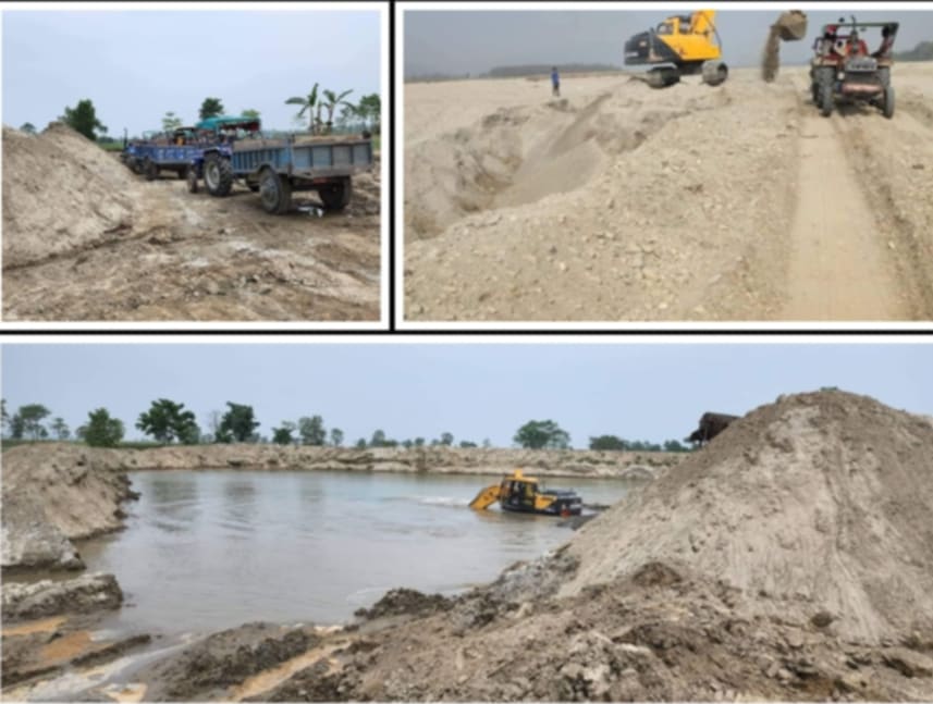 सर्लाही र रौतहटमा अवैध क्रसर संचालन