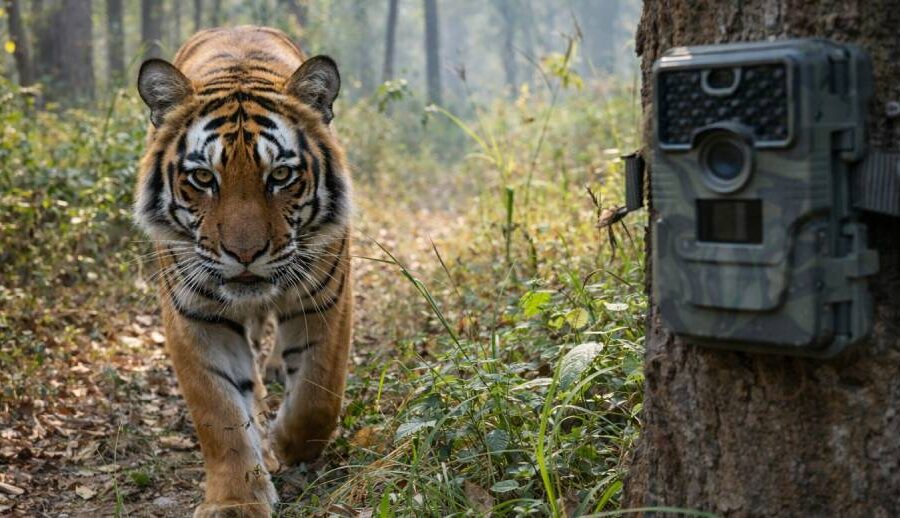 बाघ गणना गर्न राखिएका ६० क्यामेरा हराए