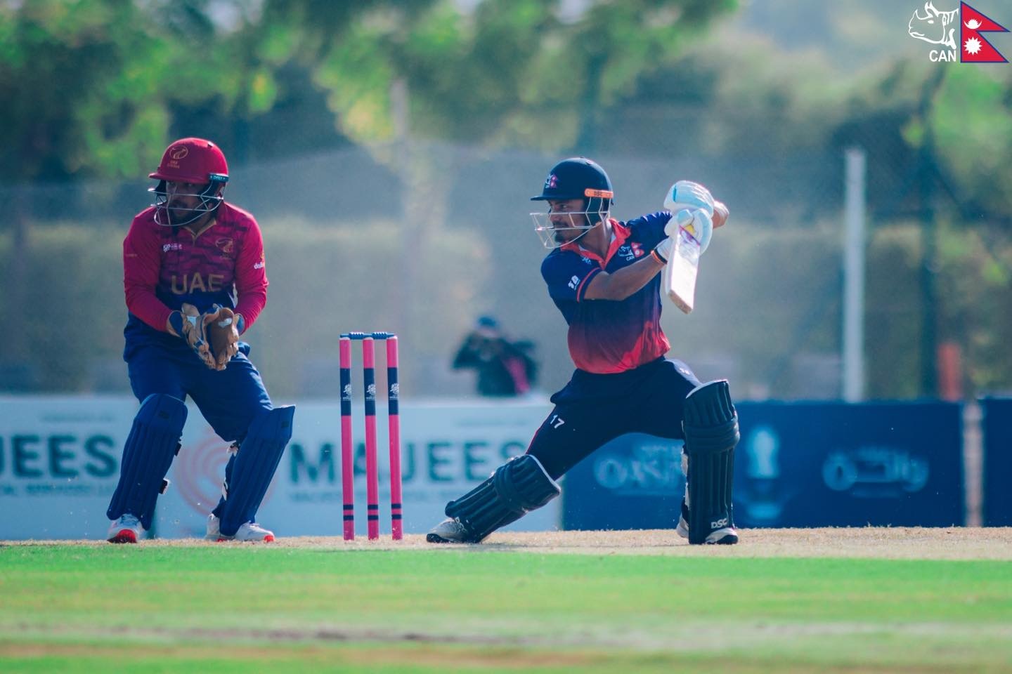 युएईविरुद्ध कप्तान रोहित पौडेलको शतक