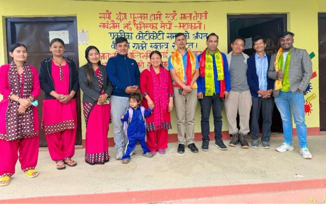 एनआरएनए साउदीअरबद्वारा विद्यालयलाई कम्प्युटर तथा प्रिन्टर सहयोग