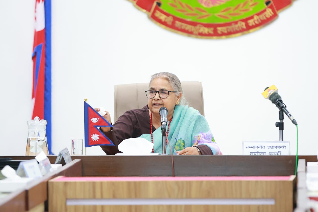 प्रधानमन्त्री कार्कीले भनिन् : ‘देश युवाले चलाएको हेर्ने इच्छा छ’