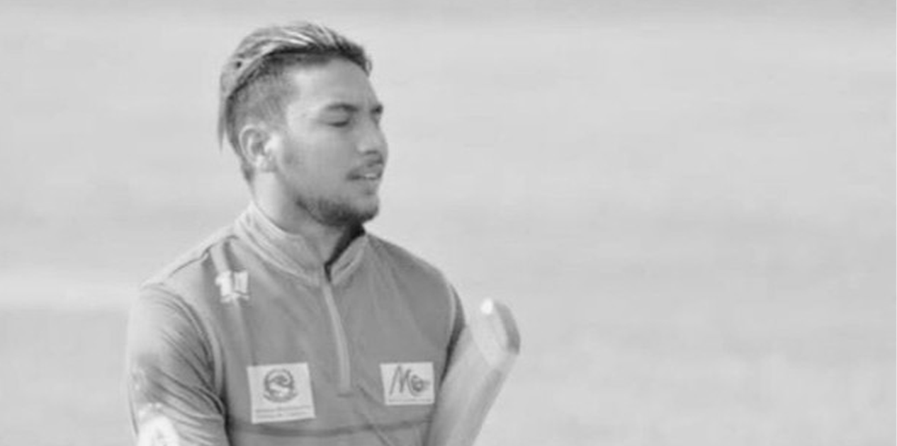 मोटरसाइकल दुर्घटनामा परी क्रिकेट खेलाडी थापाको मृत्यु 