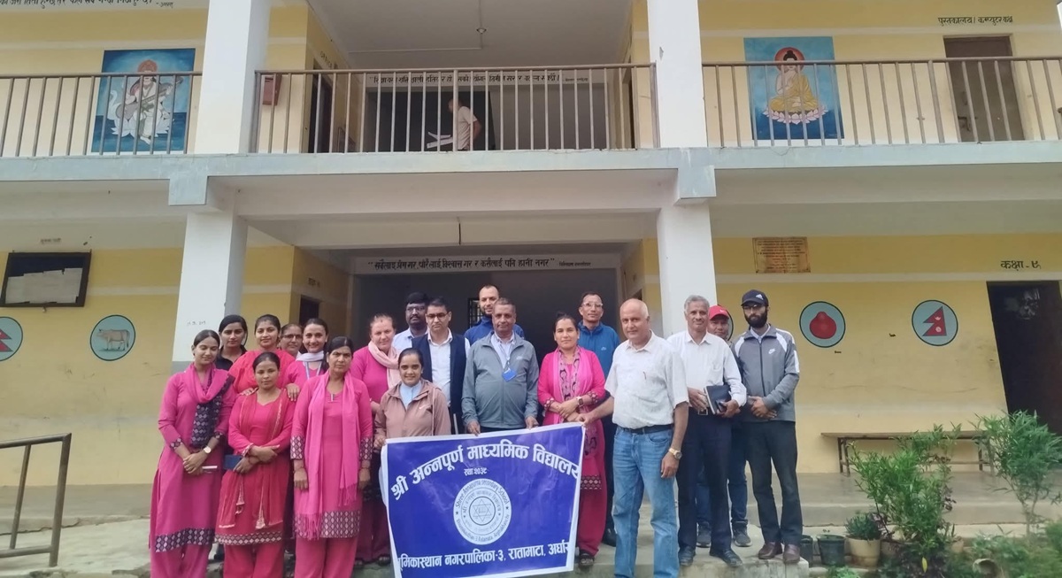 अर्घाखाँचीमा विद्यालय अनुगमनलाई तीव्रता