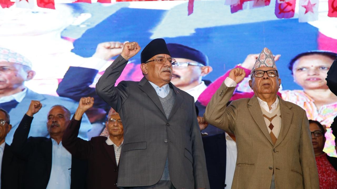 नवगठित नेपाली कम्युनिष्ट पार्टीको संयोजकमा प्रचण्ड र सहसंयोजकमा माधव नेपाल चयन