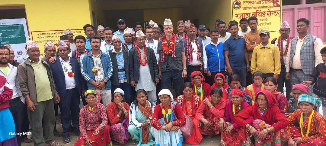 गाउँपालिका अध्यक्ष रोकायाद्वारा प्रसूति गृहको उद्घाटन