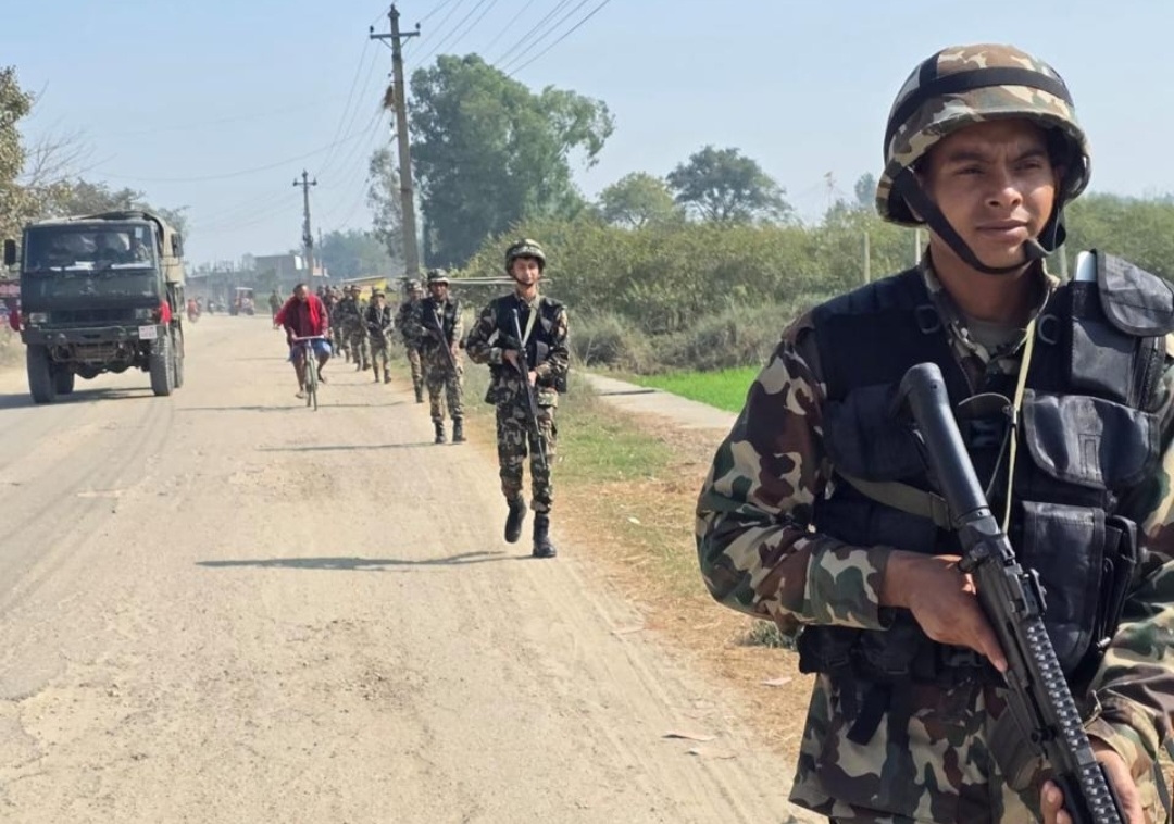 रौतहटका चारै निर्वाचन क्षेत्रमा सेना परिचालन