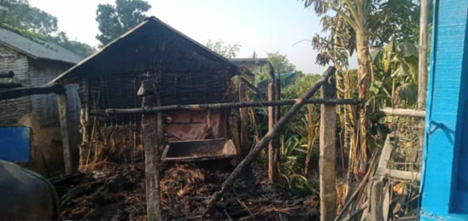 आगलागी हुँदा लाखौंको क्षति