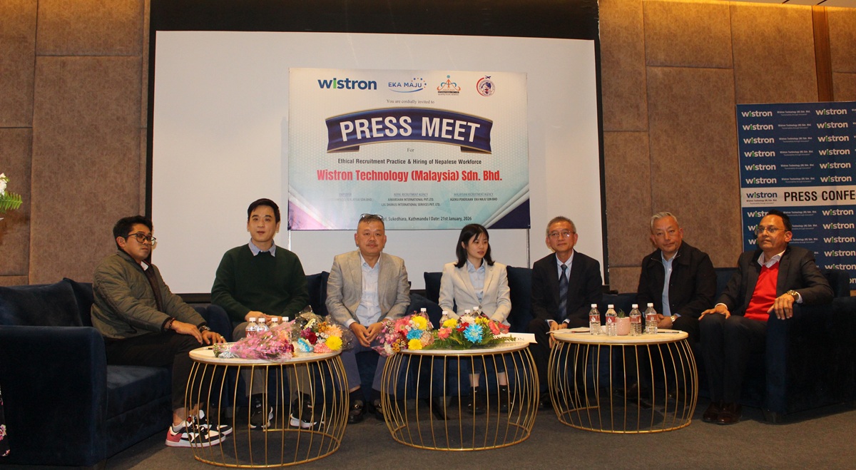 आकर्षण र लाल धनुषले शून्य लागतमा मलेसियाको विस्ट्रोन टेक्नोलोजीमा ८ सय कामदार पठाउँदै