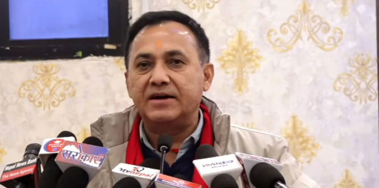 आन्तरिक विवादभन्दा विपद् व्यवस्थापनमा केन्द्रित हुन विश्वप्रकाश शर्माको आग्रह  