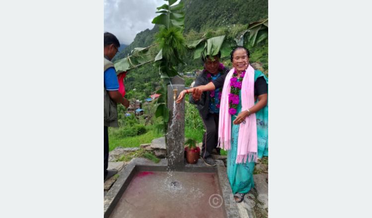 मालिका गाउँपालिकामा ‘एक घर, एक धारा’