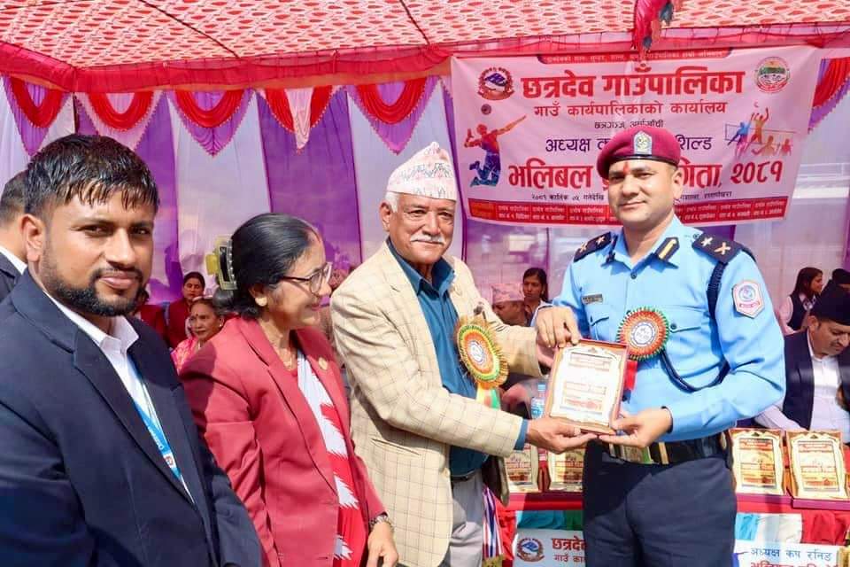 छत्रदेव गाउँपालिकामा अध्यक्ष कप भलिबल प्रतियोगिता शुरु, प्रथम पुरस्कार ५० हजार