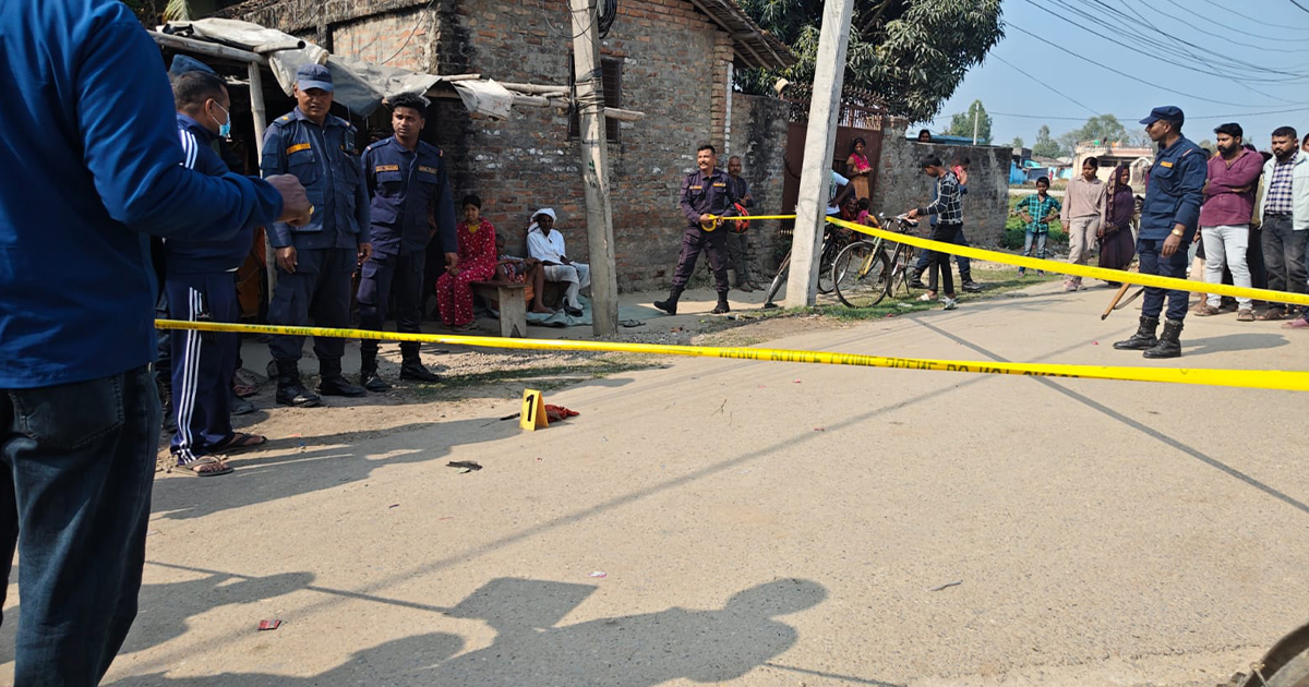 सर्लाहीमा गोली लागेर एक बालक घाइते