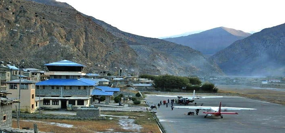 पोखरा–जोमसोम मार्गमा हवाई यात्रुको सङ्ख्या घट्दो