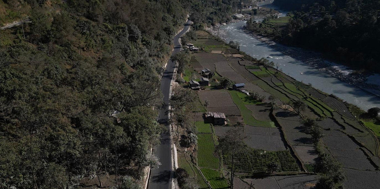 मालढुंगा–बेनी सडक स्तरोन्नति सम्पन्न