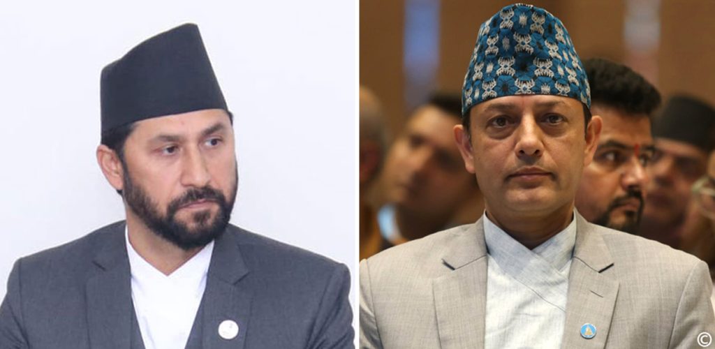रवि लामिछाने र सभामुख डोलप्रसाद अर्यालबीच भेटवार्ता