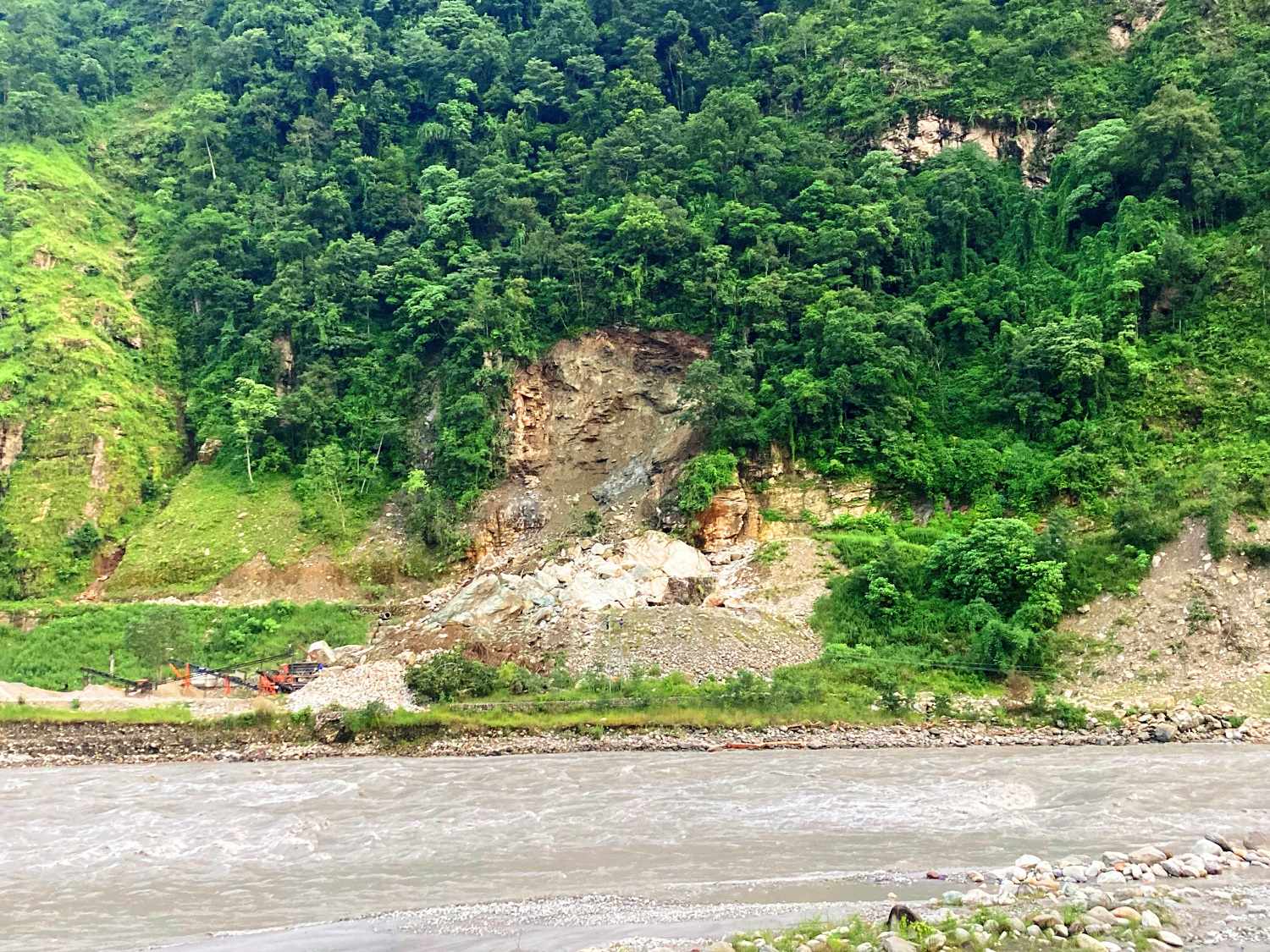 तीन दिनदेखि कालीगण्डकी करिडोर ठप्प