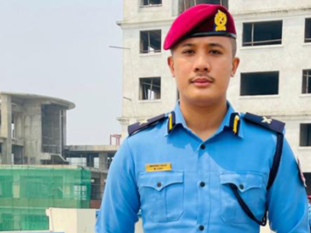 इन्स्पेक्टर वांगेल लामा माघ महिनाका उत्कृष्ट प्रहरी चयन