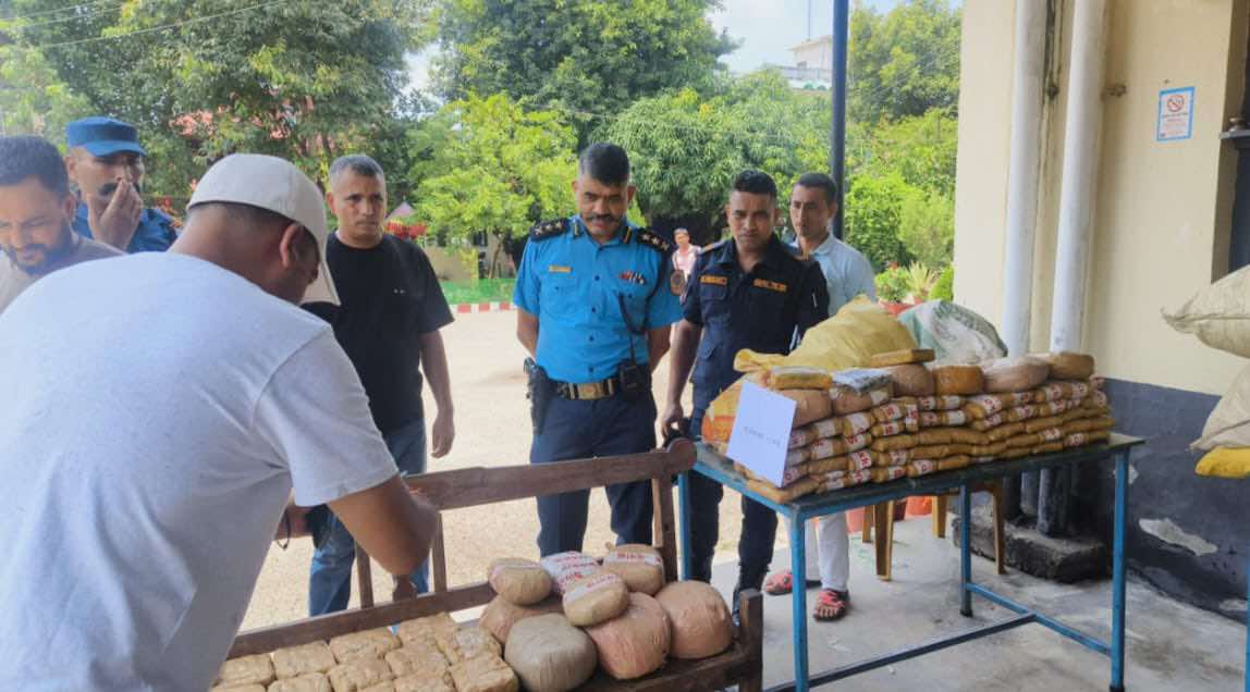 पर्सामा ठूलो परिमाणमा लागूऔषधसहित एक जना पक्राउ 