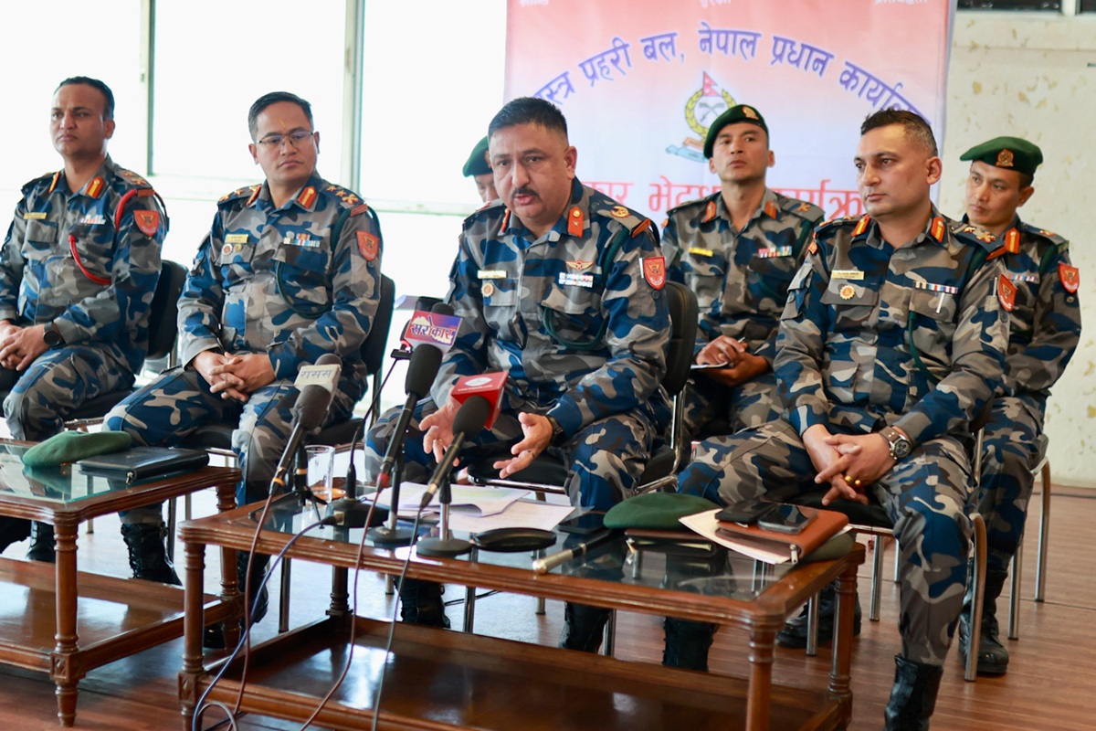 सशस्त्र प्रहरी प्रमुख अर्यालको तीन वर्षे उपलब्धिसँगै निर्वाचनलक्षित सुरक्षा रणनीति सार्वजनिक