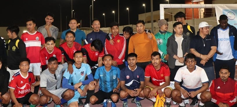 कतारमा जारी वर्कर्स फुटबल कपमा नेपालको हार