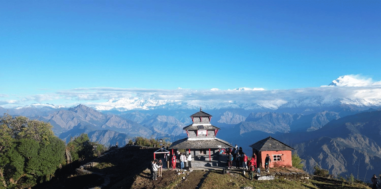 धार्मिक पर्यटकीयस्थल तिनचुलेमा पूर्वाधार निर्माण