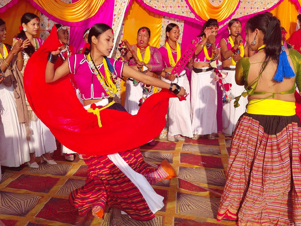 थारू समुदायको ‘ढुम्री’ नाच लोप हुँदै