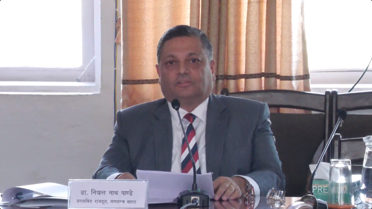 भारतसँगको सम्बन्धलाई परिणाममुखी साझेदारीतर्फ लैजाने प्रस्तावित राजदूत पाण्डेको प्रतिबद्धता