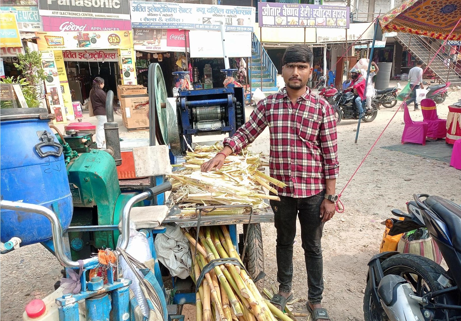 उखुको जुस बेचेर मासिक ४० हजार आम्दानी