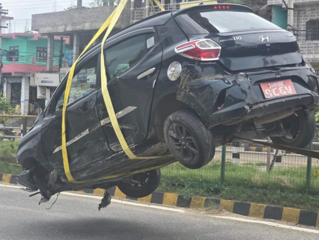 कार दुर्घटना हुँदा पत्रकार महासंघ मधेश प्रदेशका अध्यक्ष बन्जारा घाइते