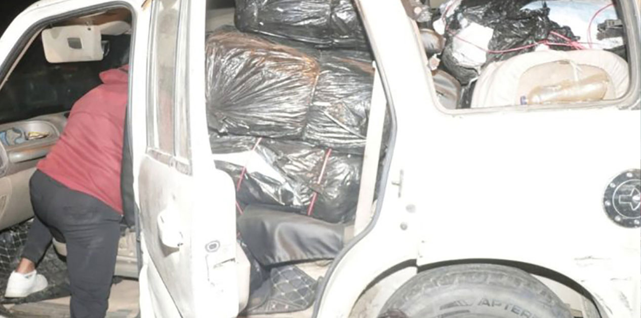 विराटनगरमा दुर्घटना भएको गाडीबाट ४२० किलो गाँजा बरामद