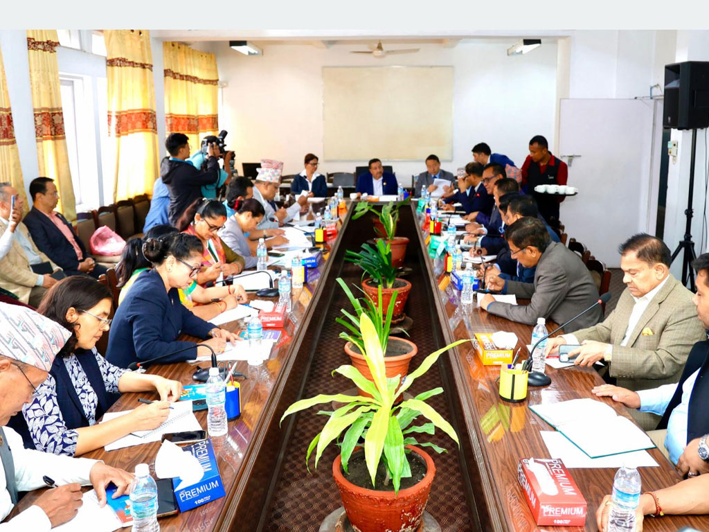 छ संसदीय समितिको बैठक बस्दै