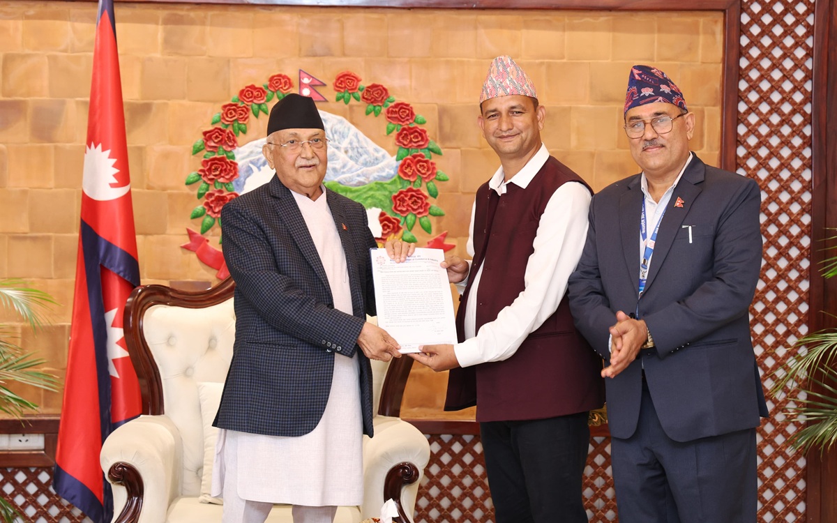 नेपालगञ्ज–नयाँ दिल्ली सिधा हवाइ उडानका लागि प्रधानमन्त्रीलाई ध्यानाकर्षण