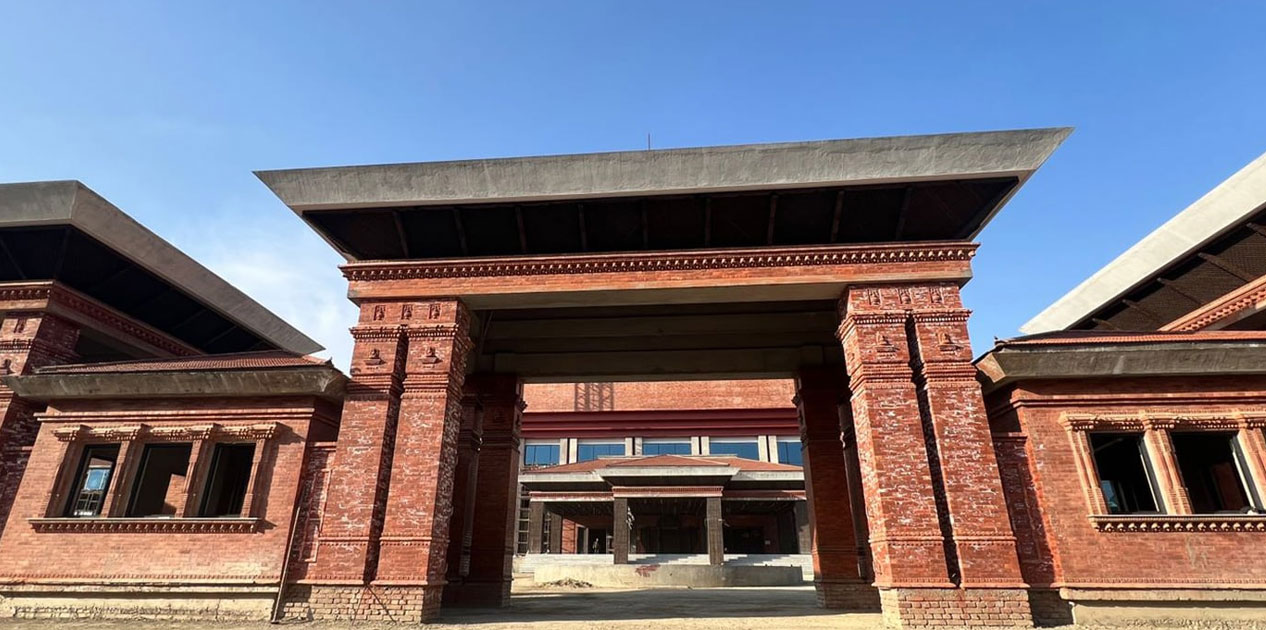 संघीय संसद् भवन निर्माण अवधि पुनः विस्तार, प्रगति ९५ प्रतिशत दाबी