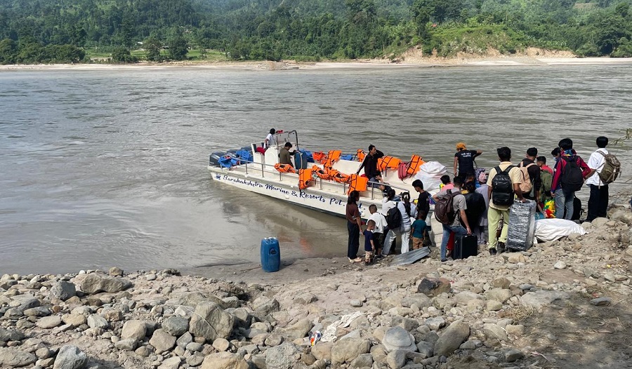 सप्तकोशीमा जेटबोट दुर्घटना हुँदा तीन जनाको मृत्यु