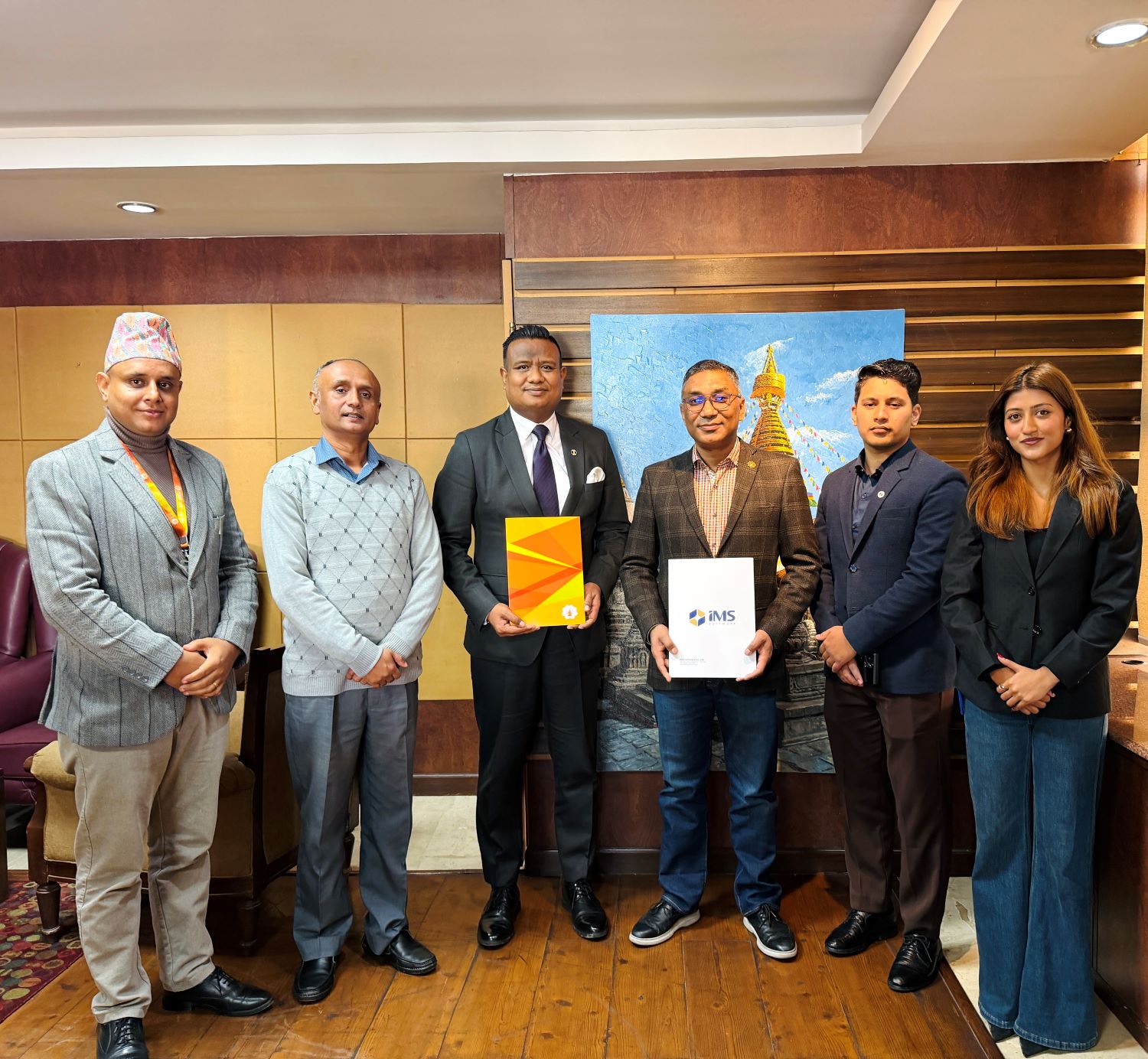 लक्ष्मी सनराइज बैंक र आइएमएस सफ्टवेयरबीच सहकार्य