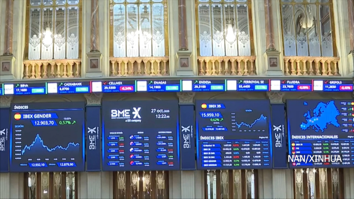 स्पेनको बेन्चमार्क स्टक २००७ पछिको उच्च