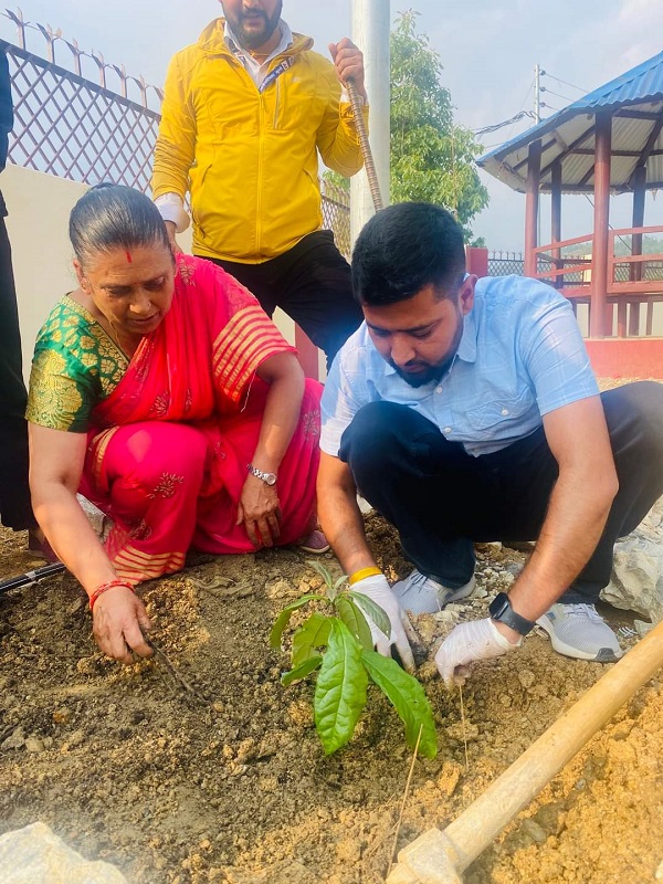 गाउँपालिकालाई हरियाली बनाउँदै रुरु क्षेत्र