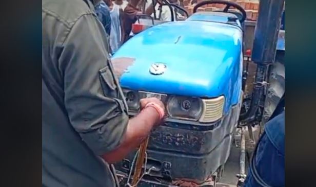 ट्रयाक्टरको ठक्करबाट मोटरसाइकलमा सवार एक जनाको मृत्यु 