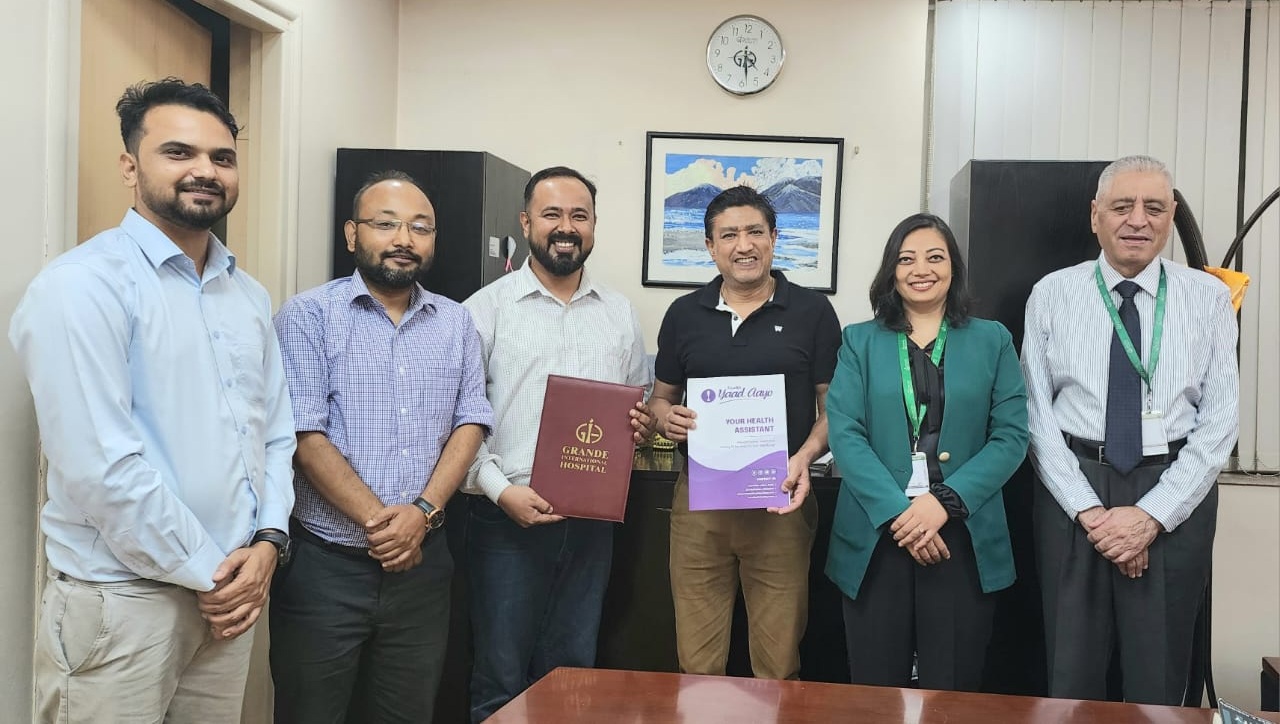 ग्राण्डी अन्तर्राष्ट्रिय अस्पताल र 'हेल्थ याद आयो'बीच सम्झौता