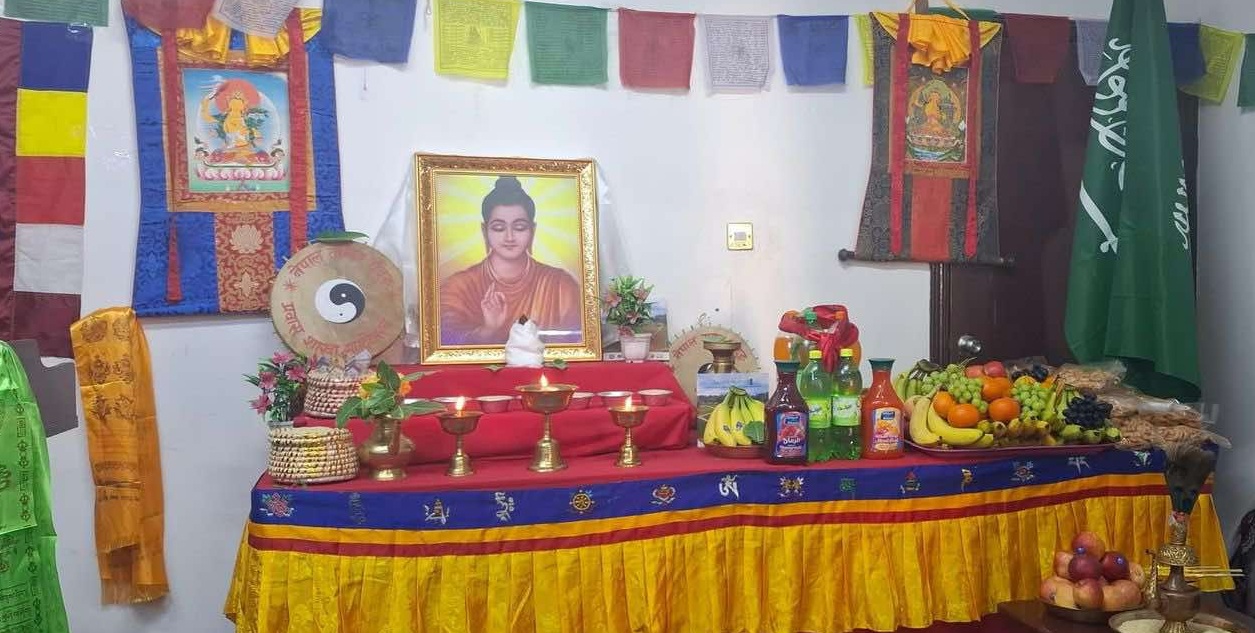 साउदी अरबमा पनि मनाइयाे बुद्ध जयन्ती 