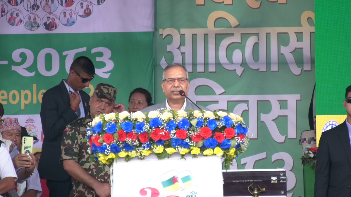 ऐतिहासिक आन्दोलनमा आदिवासी जनजाति समुदायको महत्वपूर्ण योगदान : उपराष्ट्रपति यादव