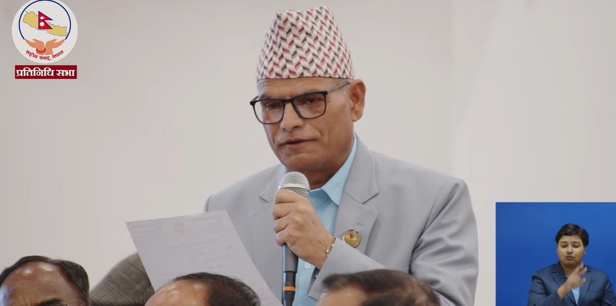 प्रधानमन्त्रीले देश र तीन करोड नेपालीलाई हेपेको सांसद पोखरेलको आरोप 
