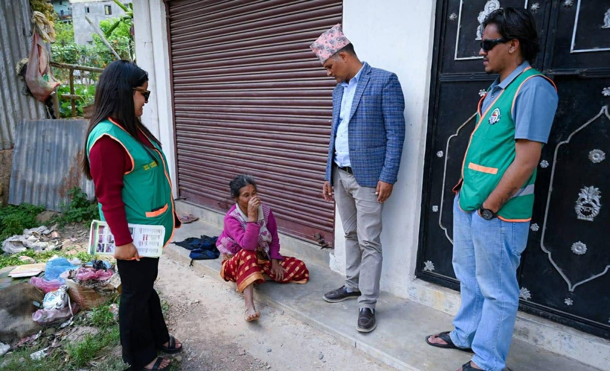 प्युठानमा सडक आश्रित मानवमुक्त सहर अभियान